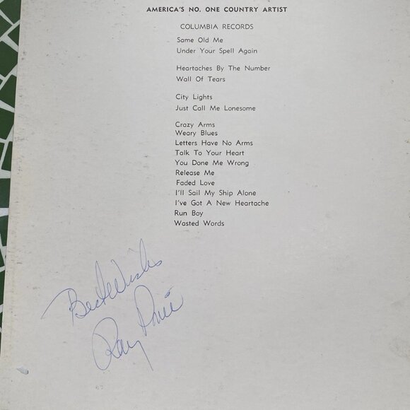 Vintage Signed Ray Price Country Music Photo 10x8 Autograph - Picture 3 of 10